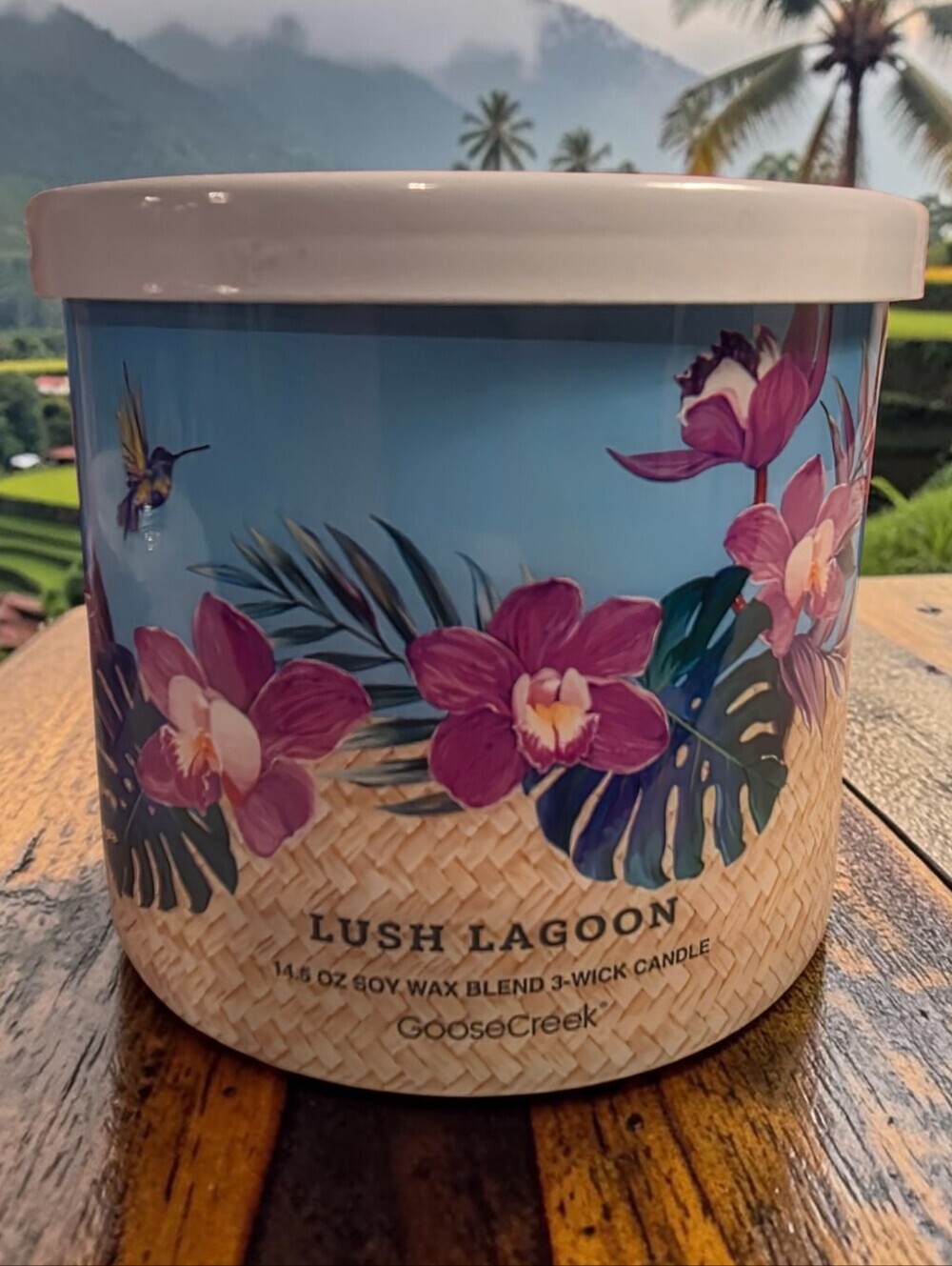 Goose Creek Lush Lagoon 3-Wick Candle